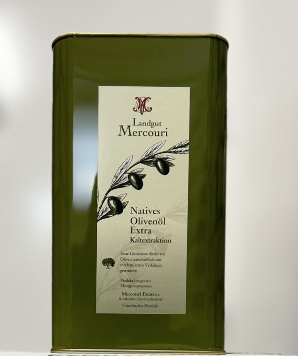 Domaine Mercouri OLIVE OIL Extra Vergine 3l